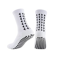 Chaussettes de sport en tissu éponge épais antidérapantes pour hommes, avec logo personnalisé, certifiées OEKO Tex100, pour l'entraînement au football, chaussettes de football avec grip, vente en gros