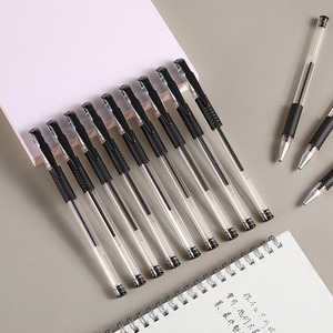 Forniture di cancelleria per la scuola all'ingrosso Design Logo neutro a base d'acqua firma penna blu rosso 0.5mm penna a sfera per gli studenti - Product Image 2