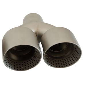 3 "x4" 高品质不锈钢304喷砂排气消声器尖端 - Product Image 2