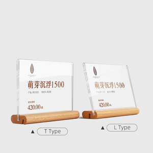 Acrylic Gỗ Cơ Sở Hình Ảnh Menu Giá <span class=keywords><strong>T</strong></span> L Hình Dạng Hiển Thị Kệ Đứng Quảng Cáo Khác Thiế<span class=keywords><strong>t</strong></span> Bị Cho Thị Trường Cửa Hàng Cửa Hàng - Product Image 3