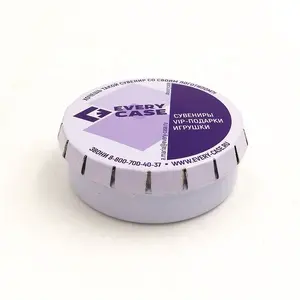 Chất lượng cao vòng nhỏ clic-clac hộp Lật Flip-Flop Lon thiếc bạc hà hộp thiếc - Product Image 1