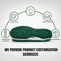 Semelle extérieure de chaussure en EVA vert foncé, bande cellulaire, antidérapante, durable, vulcanisée, pour baskets