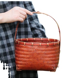 <b>Bamboo</b> Woven Storage Baskets Rectangle Handmade For Kitchen Food <b>Container</b> Neatening - Product Image 5