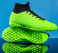 Chaussures de football unisexes légères pour jeunes avec semelle TF antidérapante, tige synthétique, chaussures de football personnalisées pour l'entraînement en salle/extérieur