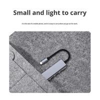 Base de Conexión 7 en 1 Tipo-C para HD 4K, USB 3.0, OTG, Carga Rápida PD, Ranura para Tarjetas TF y SD, para Teléfono Móvil, Tableta, Portátil, Macbook, HUB USB C