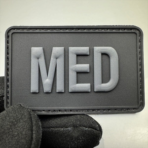 Prêt à expédier – Patch PVC 3D en caoutchouc avec emblème de secours médical, badge moral Velcro, idéal pour gilets tactiques et casques - Product Image 4