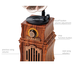 Vofull AS31 <span class=keywords><strong>Nouveauté</strong></span> Style Rétro Portable Bureau Classique Vintage <span class=keywords><strong>Radio</strong></span> Multi Fonction TWS Portable <span class=keywords><strong>Radio</strong></span> Sans Fil - Product Image 4