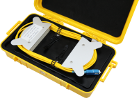 [Gandway Original] Caja de cable de lanzamiento OTDR fibra negra estándar, carrete/carrete de fibra eliminador de zona muerta (cables de lanzamiento) SM G657A