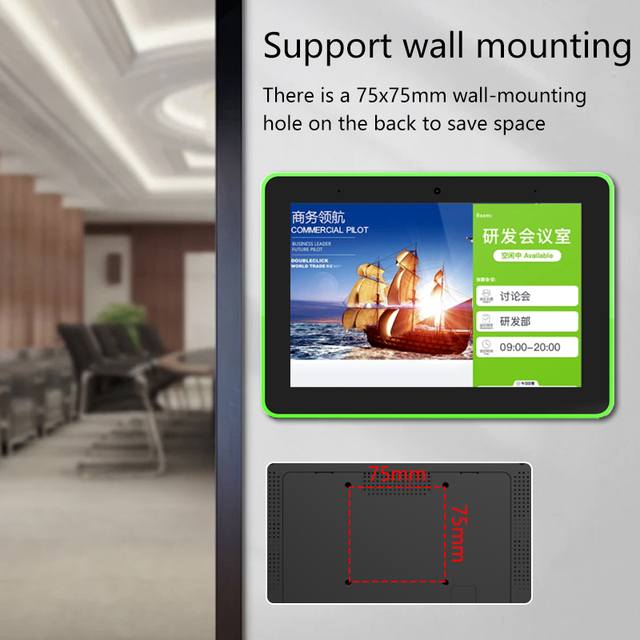 Hot Sale 8 Inch Android Wall Mounted Vesa Bracket Kit Tablet RJ45 POE Android Tablet PC With NFC Reader