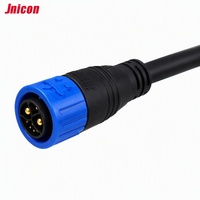 Connecteur circulaire étanche IP67 M23 à verrouillage par poussée, prise mâle ronde, carrée, en forme de losange pour applications marines, VR et alimentation hors réseau