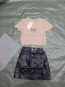 Lot de <span class=keywords><strong>vêtements</strong></span> pour enfants de la marque P, surplus de t-shirts et jupes pour enfants, vente en gros en vrac - Product Image 4