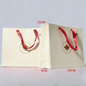 LH Low MOQ Custom Logo Factory Wholesale Eco-Friendly Biodegradable Recyclable Luxury Waterproof Supermarket Lamination Ivory - Product Image 3