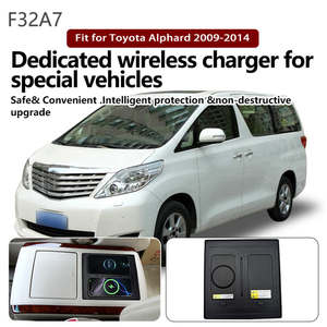 Chargeur sans fil pour voiture pour Toyota Alphard 2009 2010 2011 2012 2013 2014 Accessoires Plaque de charge rapide pour téléphone 15W Adaptateur Produit - Product Image 2