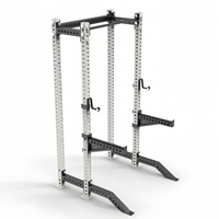 Cage de musculation robuste, rack à squats multifonction avec croisement de câbles, équipement d'entraînement de force pour salle de sport commerciale et usage domestique