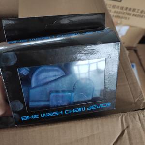 Limpiador de cadena de bicicleta de plástico azul, limpiador de cadena reutilizable para mantenimiento de bicicletas de montaña, herramienta de limpieza - Product Image 2