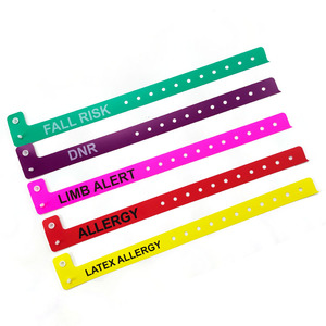 L'hôpital Étanche Patient alerte risque de chute allergie Identification ID Bracelet Bracelets Pour adulte - Product Image 3