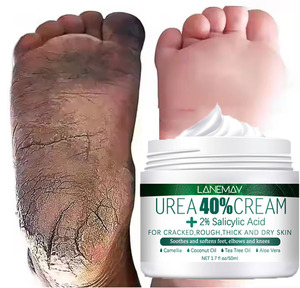 Crème à l'urée en gros pour les pieds, hydratante, éliminant les peaux mortes, réparatrice <span class=keywords><strong>antifongique</strong></span> et prévenant la sécheresse et les gerçures - Product Image 1
