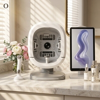 Analyseur de peau AI à grand écran K33 Plus, technologie d'imagerie spectrale 8 spectres, appareil d'analyse complète du visage pour salon de beauté