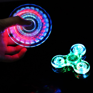 Toupies lumineuses LED Fidget Hand Spinner qui brillent dans le noir, jouets anti-stress EDC pour les doigts - Product Image 4