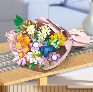Diy Micro Flower Building <strong>Blocks</strong> Mini Bricks Particles Eternal Life Flowers Home Decoration Assembling Puzzle Toy Children Gift - Product Image 2