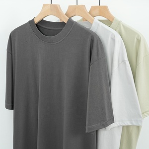 เสื้อยืดคอกลมใส่สบายสีเท่ๆเสื้อยืดลำลองแนวสตรีทหลากสีโลโก้แบรนด์เสื้อยืดสำหรับผู้ชาย - Product Image 3