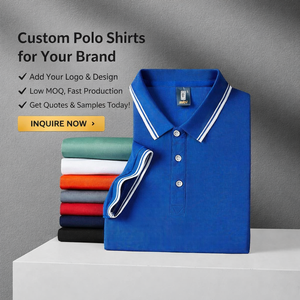 Polo de Golf de Algodón 100% al Por Mayor con Logo Impreso Personalizado, Camiseta Polo Unisex Lisa de Alta Calidad y Transpirable - Product Image 2