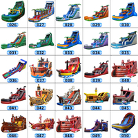 Toboggan aquatique gonflable en PVC Funcity OEM personnalisé 2025 pour aire de jeux extérieure commerciale, idéal pour le plaisir estival des enfants