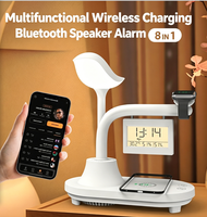 Wisteria Plüsch Modische Personalisierte Multifunktionale Kabellose Ladestation Bluetooth-Lautsprecher RGB-Nachtlicht Digitales Geschenk
