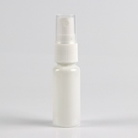 Flacon pulvérisateur vide portable rond en plastique PE blanc pour cosmétiques, atomiseur de brume, 10 ml, 20 ml, 30 ml, 50 ml, 60 ml, 100 ml