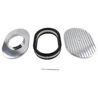 Aosuracing Ensemble filtre à air complet en aluminium noir de 12 pouces, neuf, compatible avec les Chevrolet classiques, modèle OE 670004871