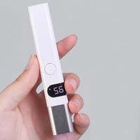 2024 Meistverkaufte Wiederaufladbare 3W Mini Handgehaltene UV+LED Dual-Licht Nagellampe mit Magnethalterung Blitzschnelle Aushärtung Tragbar