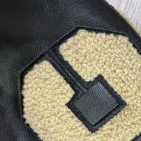 Fabricant de vêtements personnalisé hiver chaud Chenille broderie Logo hommes Pu cuir manches Baseball Letterman Varsity veste