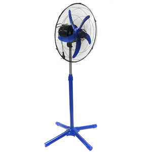 Điều Khiển Cơ Khí Nhựa Bệ Đứng Fan 5 Lưỡi Cơ Sở Kim Loại Cho Hộ Gia Đình Nhà Để Xe Sử Dụng 50 Năng Lượng Mặt Trời Tùy Chọn Cho Xe Khách Sạn Mát Mẻ - Product Image 1