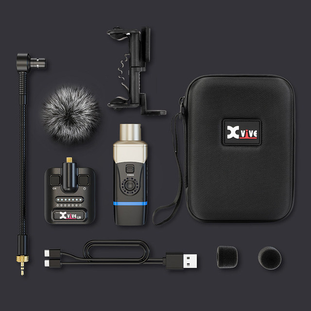 Xvive U3 & U9 Wireless Microphone System Bundle for Violin with Non-Rechargeable Battery