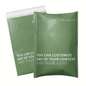 Enveloppe à bulles composite verte Creatrust, enveloppe métallique pour emballage de protection en transport - Product Image 1