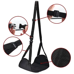 Hot Sell Portable Travel Plane Leg Rest Foot Hammock With Memory Foam Adjustable Airplane Footrest Travel Accessories