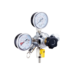 Regulador de Presión de CO2 de Doble Manómetro de Alta Calidad para Cerveza, Material de Latón, Salida de 0-90 psi, Máximo 3000 PSI - Product Image 2