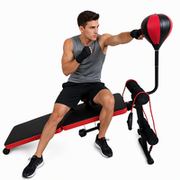Banc de musculation réglable et pliable pour la maison, idéal pour les sit-ups, les press à la barre, les crunches et l'entraînement de force avec ballon de fitness