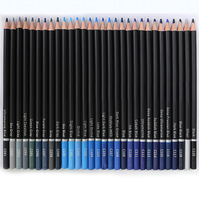 120 pièces crayons de couleur de haute qualité, ensemble de crayons de couleur de dessin d'artiste 7 pouces