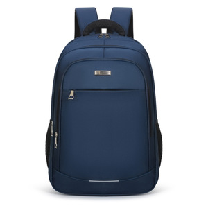 Men's Travel <b>Backpack</b> <b>Large</b> Capacity 20-35L Laptop Bag For Business Travel Solid Color Blue Spring 2023 - Product Image 5