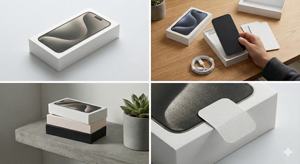 Cajas Rígidas Personalizadas para Teléfonos Móviles - Serie de Empaques para Smartphones para Exhibición en Comercios con Múltiples Opciones de Color - Product Image 5