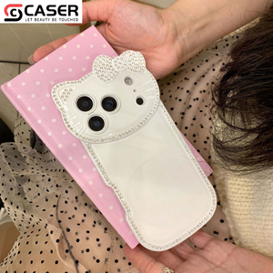 Coque de téléphone en TPU à couverture intégrale, style mignon et doux pour filles, avec pare-chocs électroplaqué et dissipation thermique, pour iPhone séries 13-17 (vente en gros) - Product Image 3