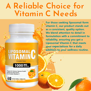 C vitamini 1000mg 60 tabletler kollajen cilt vitaminleri Multivitamin tabletler C vitamini çiğneme tabletler yetişkinler için - Product Image 2