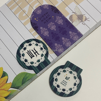 Marque-pages magnétiques personnalisés en papier imprimé couleur de haute qualité, imperméables, avec logo