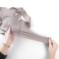 Soutien-gorge 2-en-1 monopièce à fermeture avant, en crochet, correcteur de posture, push-up, sculptant, bonnet 3/4, respirant, séchage rapide, sans couture, sexy, dos en U