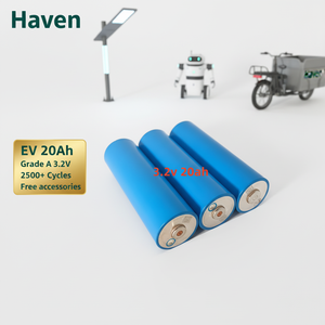 Batería cilíndrica LiFePO4 de 3.2V 15Ah 20Ah, celdas 33135 40135, 2500 ciclos, Grado A, para sistema de energía solar para triciclos y alumbrado público. - Product Image 1