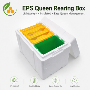 Caja de Cría de Abejas Reinas de Espuma EPS, Equipo de Apicultura, Caja de Cría de Abejas Reinas Aislada para Granjas Apícolas - Product Image 1