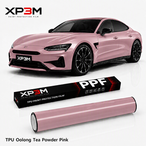 ฟิล์มกันรอยรถยนต์ XP3M สีชมพูอ่อนแบบ TPU  ชนิด PPF  หนา 7.5 มิล  ซ่อมแซมตัวเองได้ ป้องกันรอยขีดข่วน - Product Image 1