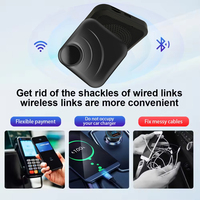 Boîtier IA Intelligent CarPlay Sans Fil 4 Go 64 Go Double Wi-Fi Android 13 YouTube Netflix Play Store GPS Intégré Adaptateur CarPlay Carte SIM 4G