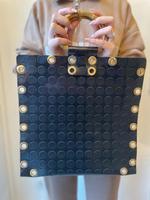Sac fourre-tout de luxe en matériau Mat-b, style rock classique italien, pour femmes, toutes saisons, personnalisation, PVC respectueux de l'environnement